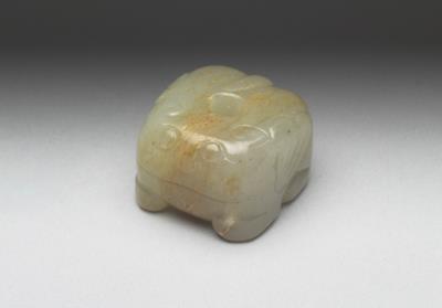 图片[3]-Jade pei pendant in the shape of a tiger, Ming to Qing dynasty (1368-1911)-China Archive